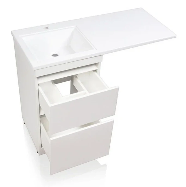 Тумба под раковину напольная Style Line Даллас 48 см белая СС-00002347 (детальная фотография), напольная, пристенная