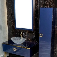 Столешница Boheme Lucido 80 см насыщенный синий