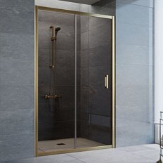 Душевая дверь профиль бронза стекло бронза Vegas-glass