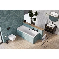 Ванна акриловая Excellent Heaven Slim 180 x 80 см, белый, WAEX.HEV18WHS