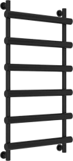 Полотенцесушитель водяной Сунержа Атлант 50х100 см черный матовый