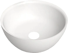 Раковина Salini Alda 02 42 см накладная, белый матовый