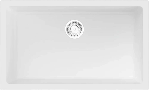 Мойка для кухни Omoikiri Okinoshima 76-U/I-WH 76 см белая - фото 2