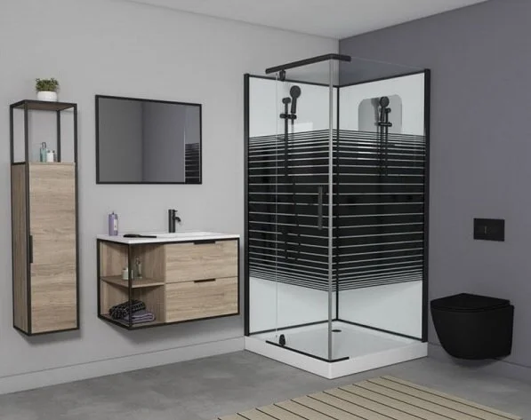 Душевая кабина Grossman Classic 90x90 см правая GR271QR (детальная фотография), со средним поддоном