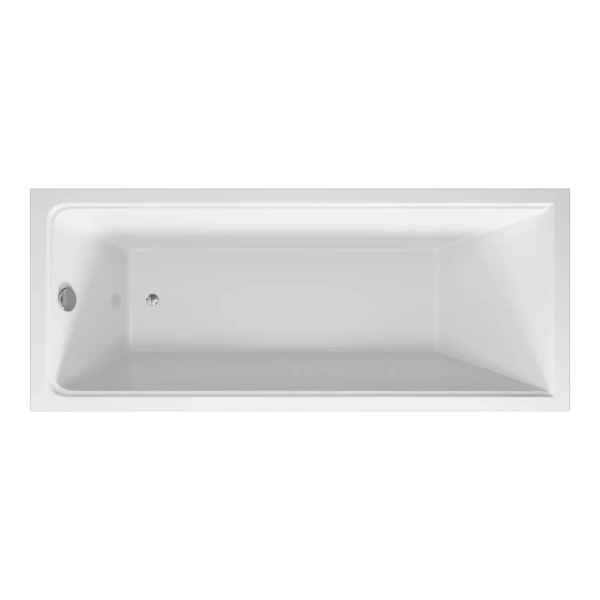 Ванна акриловая Vincea VBT-2G170-LG, 170 x 70 см, с ножками, белая (детальная фотография), без гидромассажа, недорогие