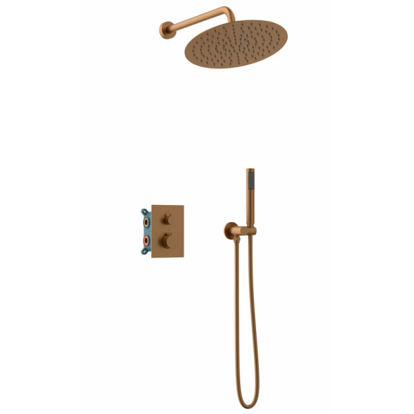 Душевой комплект ALTROBAGNO Unione 040410 медь матовая ALTROBAGNOUnione040410BC (детальная фотография)