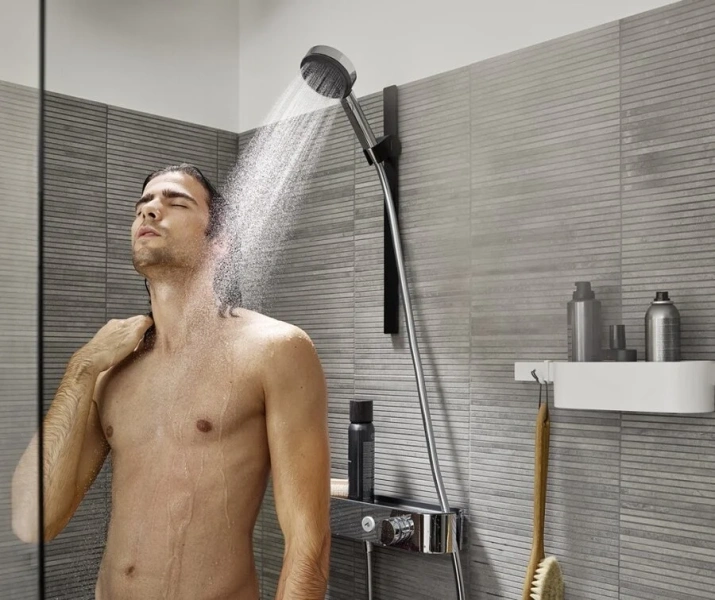 Лейка для душа Hansgrohe Pulsify белая матовая 24101700 (детальная фотография) index_1