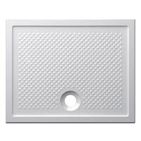 Поддон для душа керамический, цвет белый матовый, Globo Docciaviva