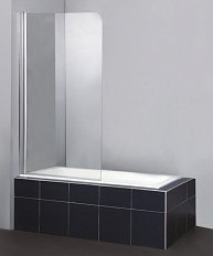 Шторка для ванны BelBagno Sela 80х140 см левая стекло рифленое