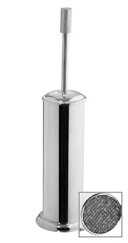 Ершик Boheme Royal Cristal хром, черный кристалл - фото 6