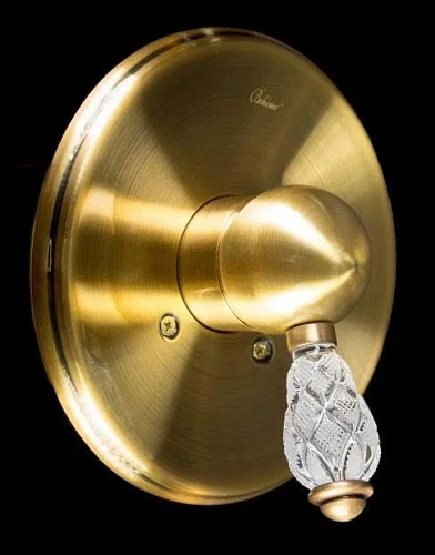Смеситель для душа Boheme Crystal бронза - фото 2