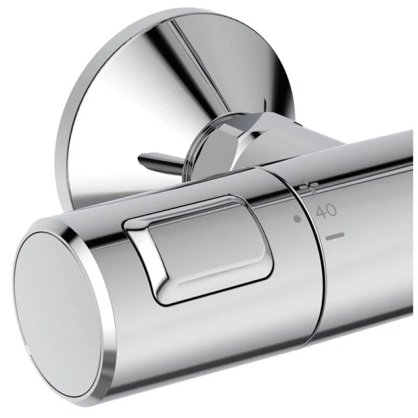 Душевая стойка Ideal Standard CeraTherm T25 с термостатом A7701AA (детальная фотография), без излива