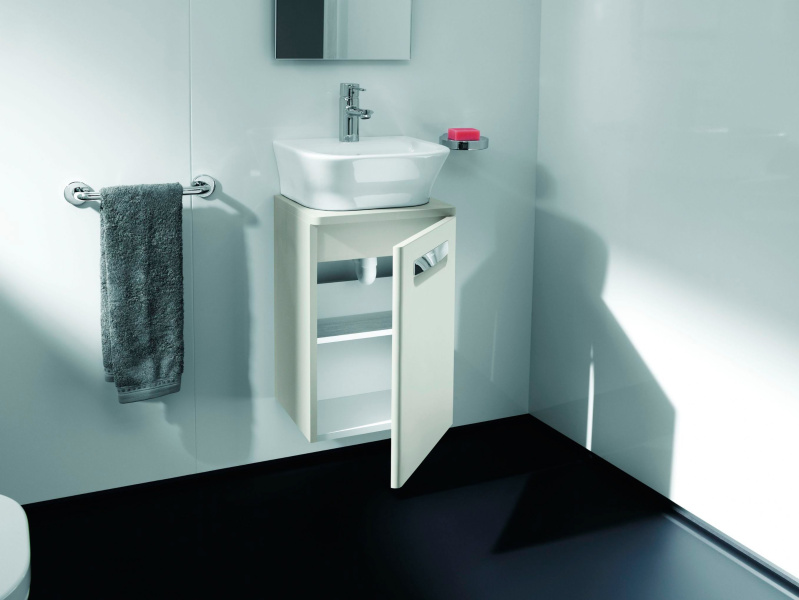 Раковина Roca The Gap 45 см с 1 отверстием для смесителя 327477000 (детальная фотография), 45 см