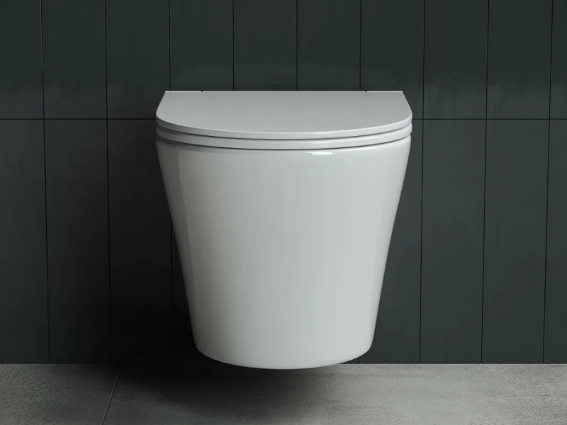 Унитаз подвесной Ceramica Nova Forma с микролифтом CN3011 (детальная фотография), подвесные, встраиваемые