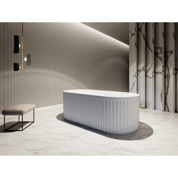 Ванна акриловая Abber 170x80 см белая AB9410-1.7 (детальная фотография), акриловые