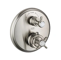 Смеситель для душа термостатический шлифованный никель Axor Montreux