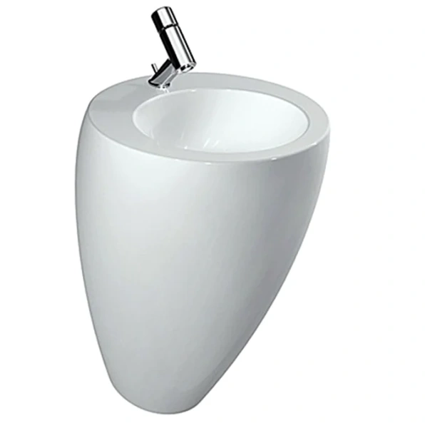 Раковина напольная Laufen Alessi One 8.1197.1.400.104.1 52х53х85 см (детальная фотография)