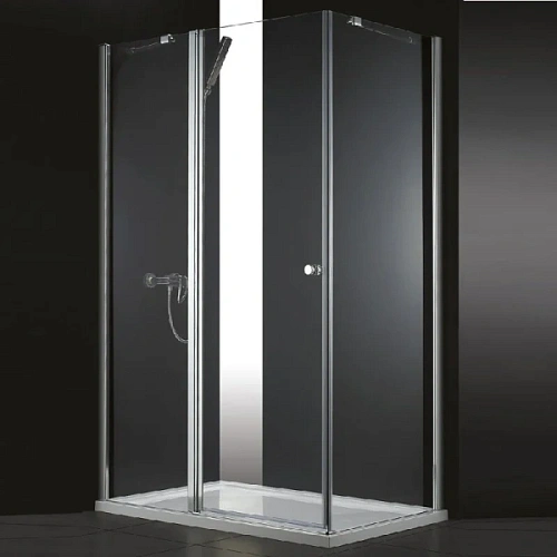 Душевой уголок Cezares Elena 90x100 см прозрачное стекло - фото 1