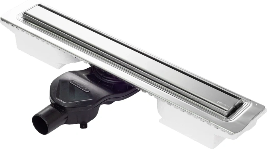 Душевой лоток BERGES B1 Keramik 90 см хром матовый 090120 (детальная фотография)