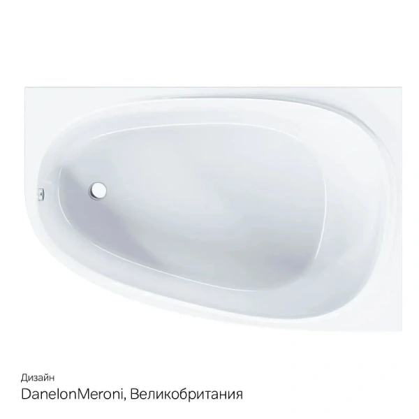 Ванна акриловая Am.Pm Like W80A-170 170х110 см ассиметричная (детальная фотография), акриловые