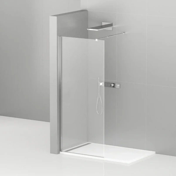 Душевая перегородка Cezares Liberta 115 см профиль хром LIBERTA-L-1-115-C-Cr (детальная фотография)