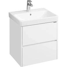 Тумба с раковиной подвесная Акватон Сканди 1A2517K0SD 55 см с ящиками