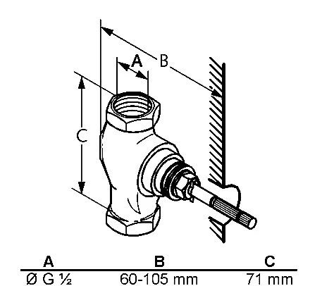 Внутренняя часть запорного вентиля Kludi латунь 29809 (детальная фотография), по запросу