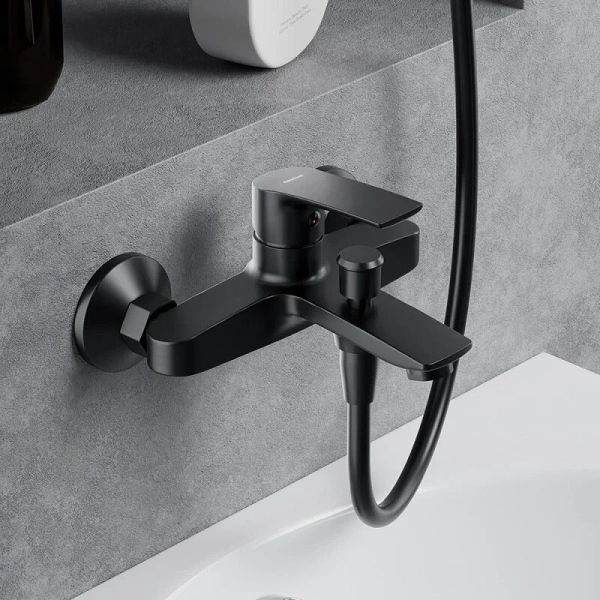 Смеситель для ванны Damixa Eclipse 2.0 черный 481000300 (детальная фотография), черные