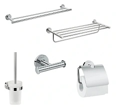 Комплект аксессуаров для ванной комнаты Hansgrohe Logis Universal 41728000