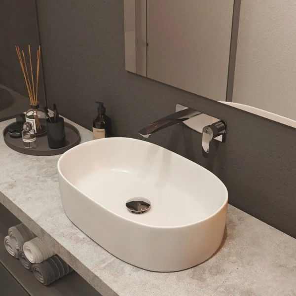 Раковина IDDIS Ray 55.5 см белая RAYWS13i27 (детальная фотография), 55 см