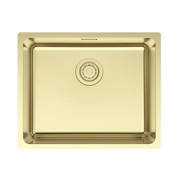 Мойка для кухни Paulmark Yuni 54 см светлое золото YU54-LG (детальная фотография)