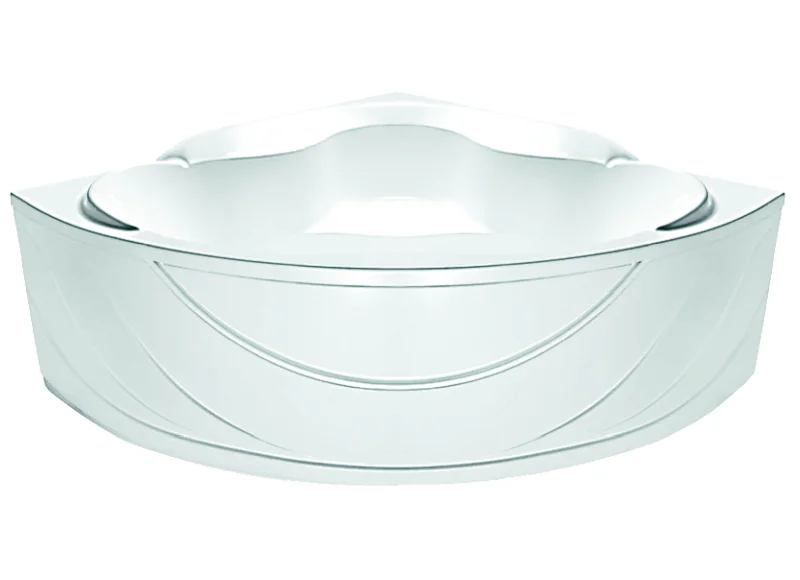 Ванна акриловая 1MarKa Luxe, угловая, 155 х 155 см, цвет белый, 01лю1515 (детальная фотография), акриловые