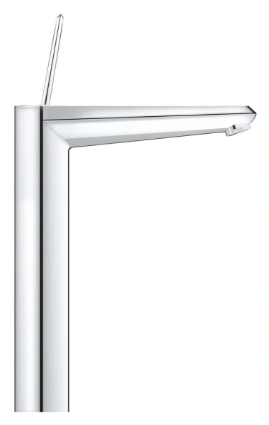 Смеситель для раковины Grohe Eurodisc Joy 23428 (детальная фотография), хром, белые