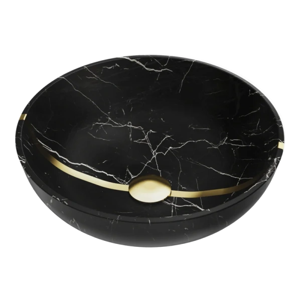 Раковина Omoikiri Hitomi Bl-Marble 41 см черная 4972077 (детальная фотография)