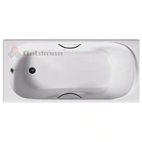 Ванна чугунная Goldman Nova NV17080, 170 х 80 см, белая