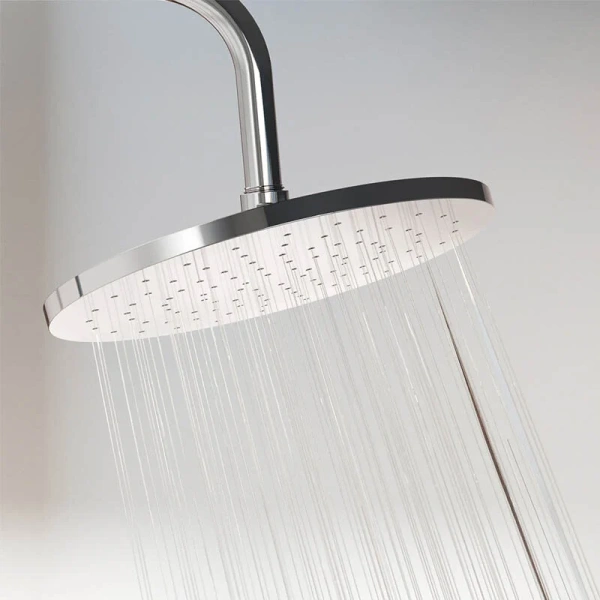 Душевая стойка Damixa Jupiter 977760 с тропическим душем (детальная фотография), настенные