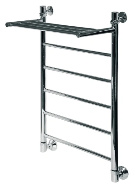 Полотенцесушитель водяной Ника Classic 80x60 см хром ЛП ВП 80/60 (детальная фотография), хром
