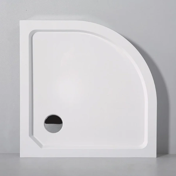 Душевой поддон Cezares Tray 80х80 см из SMC материала TRAY-SMC-R-80-550-150-W (детальная фотография)