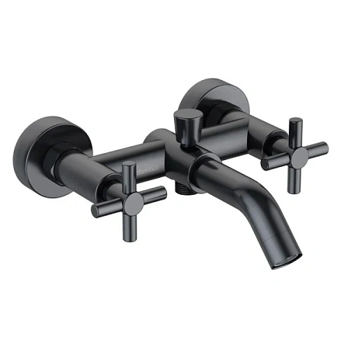 Смеситель для ванны и душа Damixa Neo Classic графит - фото 2