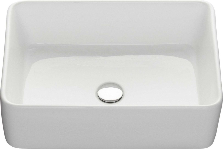 Раковина Roca Mila 50 см белая 32700B000 (детальная фотография), накладные (на столешницу)