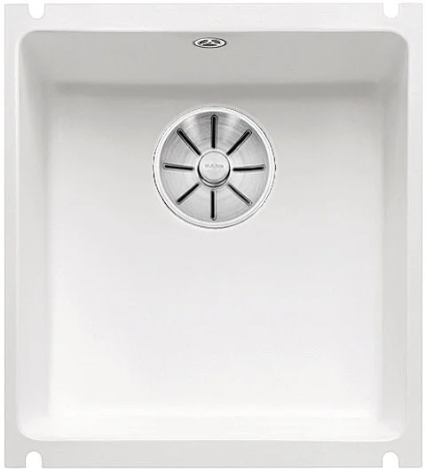 Мойка для кухни, цвет глянцевый белый, Blanco Subline 375-U 523726 (детальная фотография)