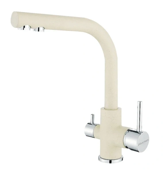 Смеситель для кухни Paulmark Essen шампань Es213011-428 (детальная фотография)