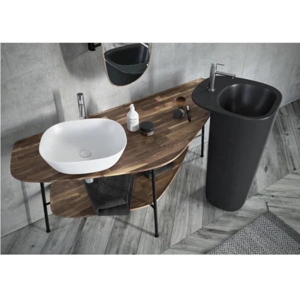 Раковина VitrA Plural 45 см белая 7810B403-0016 (детальная фотография), накладные (на столешницу)