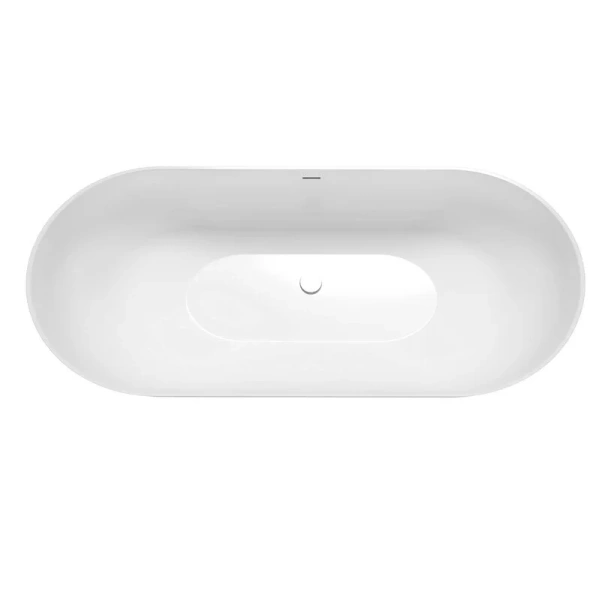 Ванна акриловая Grossman Classic, 160 x 80 см, отдельностоящая, белая глянцевая, GR-2502 (детальная фотография), без гидромассажа