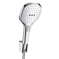 Душевой комплект Hansgrohe Raindance Select E хром/белый