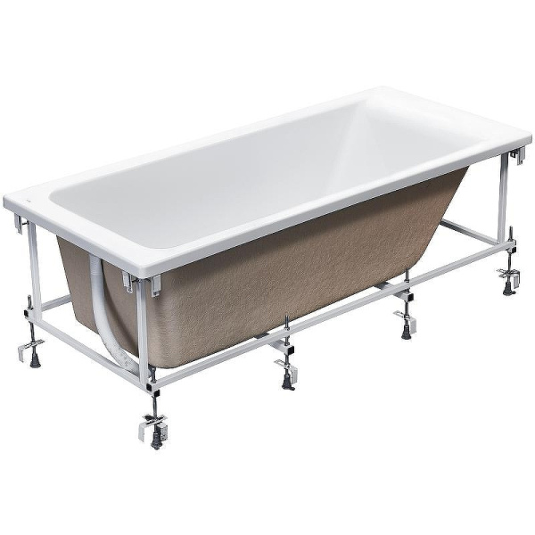 Ванна акриловая Roca Easy 150x70 см прямоугольная ZRU9302904 (детальная фотография), приставные, встраиваемые
