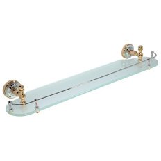 Полочка для ванной Migliore Mirella хром/золото