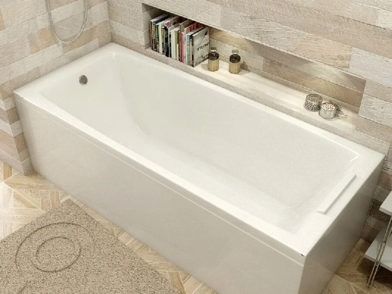 Ванна акриловая Relisan Kristina Гл000025600 170 х 90 см, белая (детальная фотография), приставные, встраиваемые