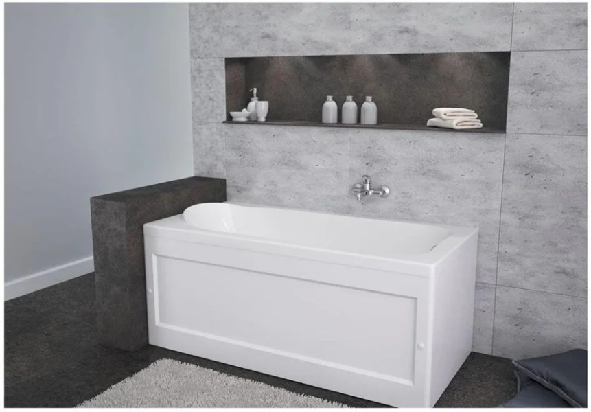 Акриловая ванна Aquanet West New 239757, 170 x 70 см, белая 00239757 (детальная фотография), приставные, встраиваемые