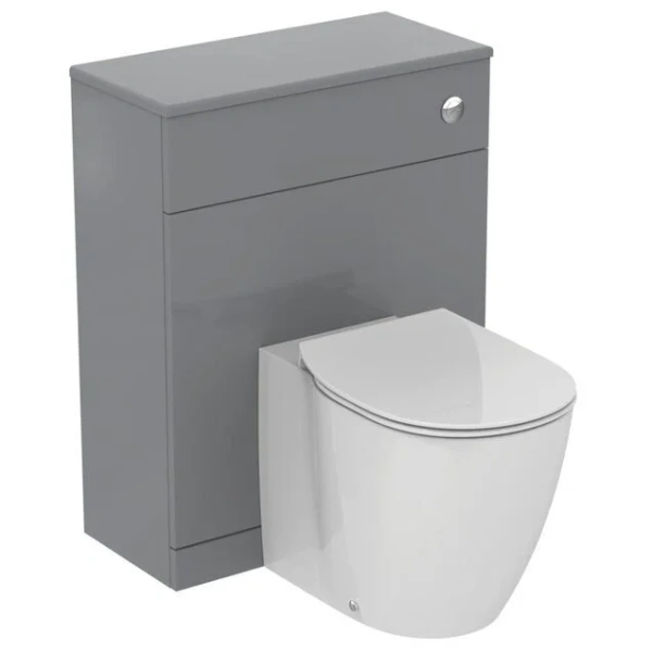 Унитаз напольный Ideal Standard Connect глубокий смыв E052401 (детальная фотография), безободковые, с антивсплеском